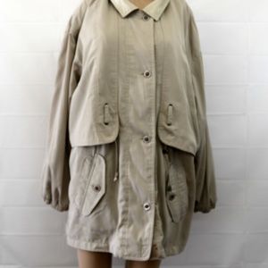 braetan sz L jack coat water resistant tan womens